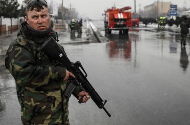 Per savižudžio išpuolį Afganistano sostinėje žuvo mažiausiai 5 žmonės