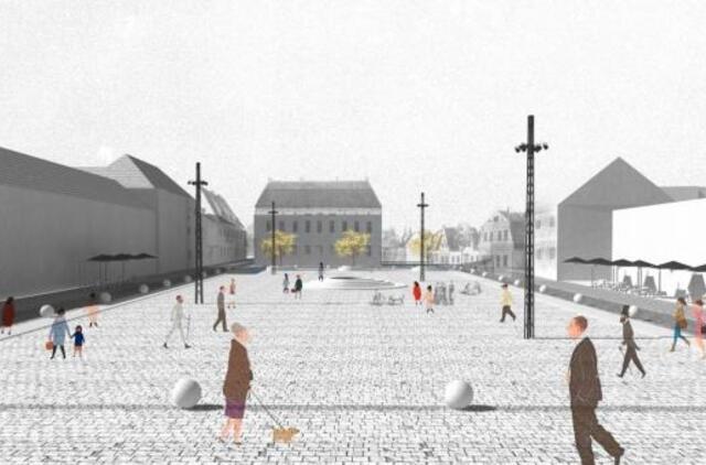 Pristatys Turgaus aikštės sutvarkymo projektą