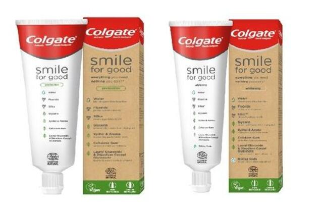 „Colgate“ inovacija – jau Lietuvoje: pristatė pirmą veganišką dantų pastą lengvai perdirbamoje tūbelėje