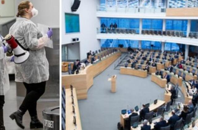 Dėl noro per karantiną visiems medikams mokėti daugiau algos liko nepakeltos niekam