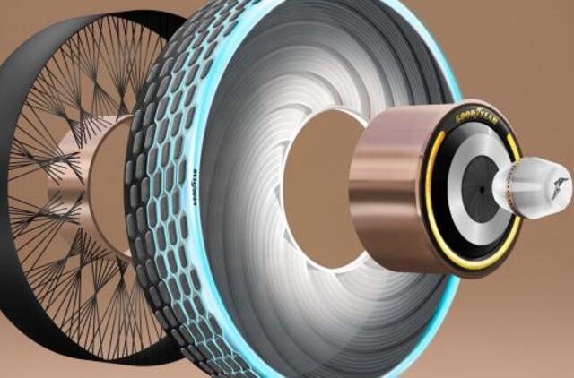 „Goodyear reCharge“ koncepcija – padangų keitimą palengvinančios specialios kapsulės, kurios dar ir atnaujina jūsų padangas