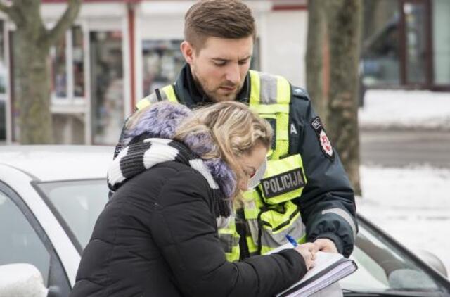 Klaipėdos kelių policijos pareigūnai praėjusią savaitę didžiausią dėmesį skyrė pėsčiųjų daromiems pažeidimams
