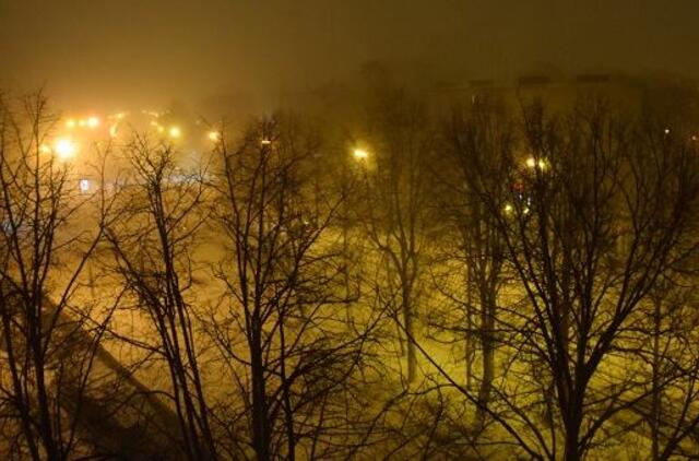 Naktį Klaipėdą užklupo pūga