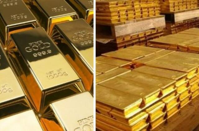 Rusija aukso eksportą 2019-aisiais padidino 7 kartus