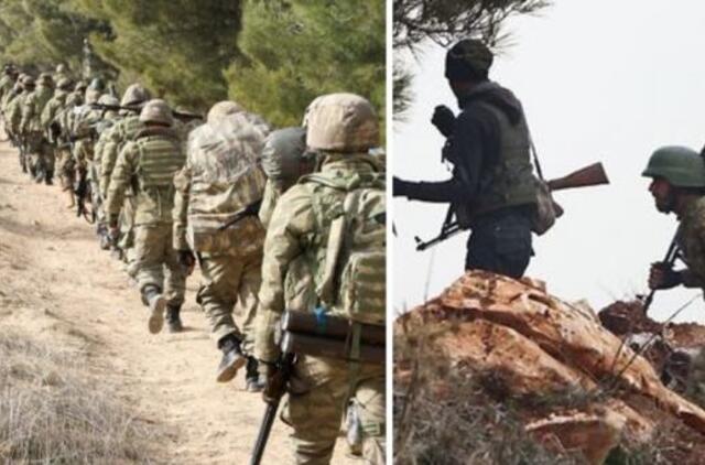 Turkija pradėjo Sirijos pajėgų puolimą