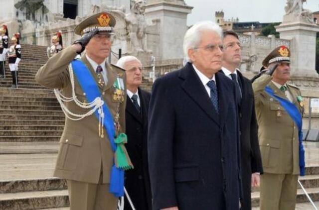 Italijos prezidentas Velykas švenčia vienumoje