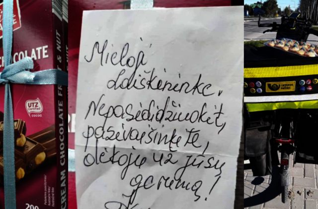 Lietuva dėkoja pašto herojams