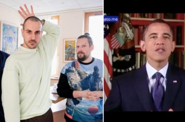Prezidentas B. Obama „sudainavo“ „The Roop“ dainą „On Fire“: pamatykite
