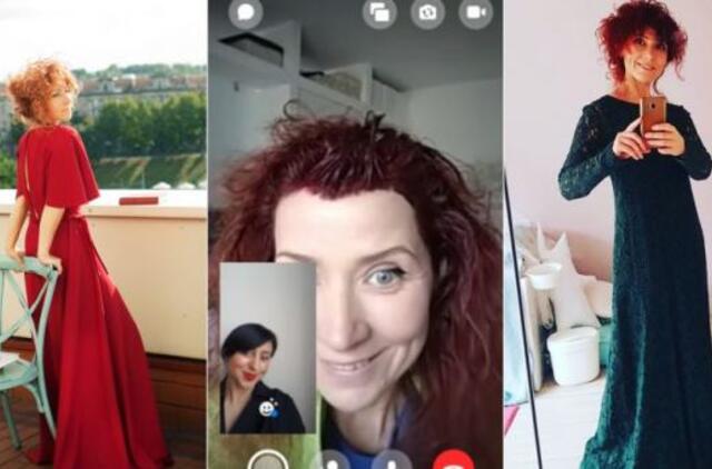 R. Dominaitytė parodė, kaip karantino sąlygomis dažosi plaukus: tarėsi su kirpėja