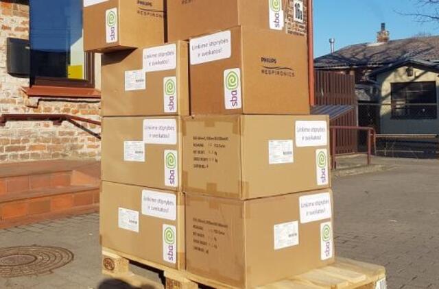 Šalies ligonines pasieks plaučių ventiliavimo aparatai ir dezinfekavimo mašinos