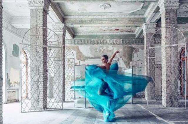 Šokė­ja Inga Briaz­ka­lo­vai­tė ypa­tin­gus bate­lius avė­jo nuo kūdi­kys­tės