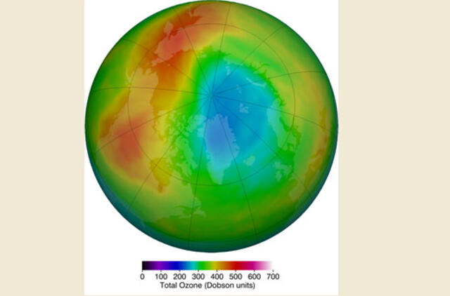 Virš Lietuvos suplonėjo ozono sluoksnis