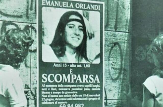 Vatikanas uždarė tyrimą dėl paauglės dingimo 1983 metais