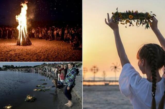 Į pajūrį atvykę poilsiautojai liko nustebę