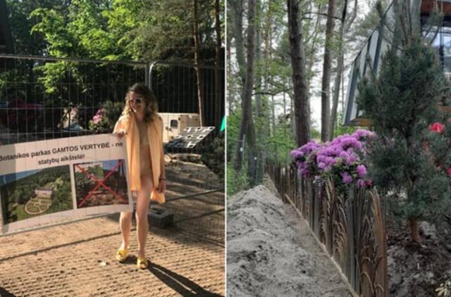 Į Palangos „dušines“ rinkosi žmonės su rankšluosčiais