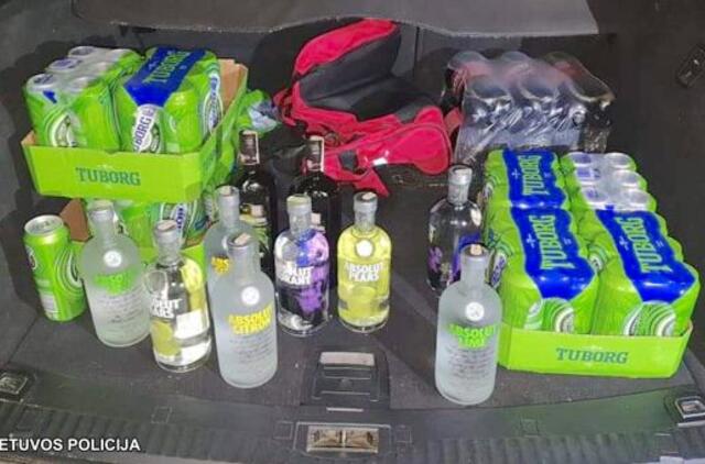 Klaipėdos policijos pareigūnai nustatė pažeidimų prekiaujant alkoholiu