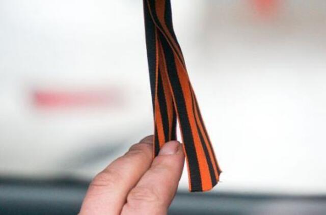 Latvijoje siekiama uždrausti Georgijaus juosteles