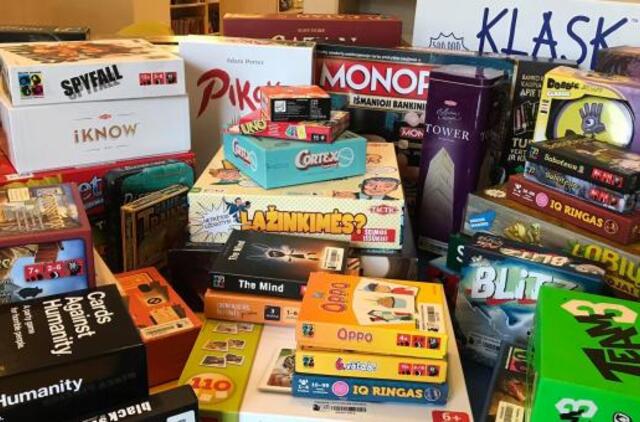 Bibliotekos fonduose - ir stalo žaidimai