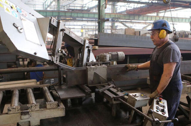 Pramonės produkcija per metus sumažėjo 12 proc.