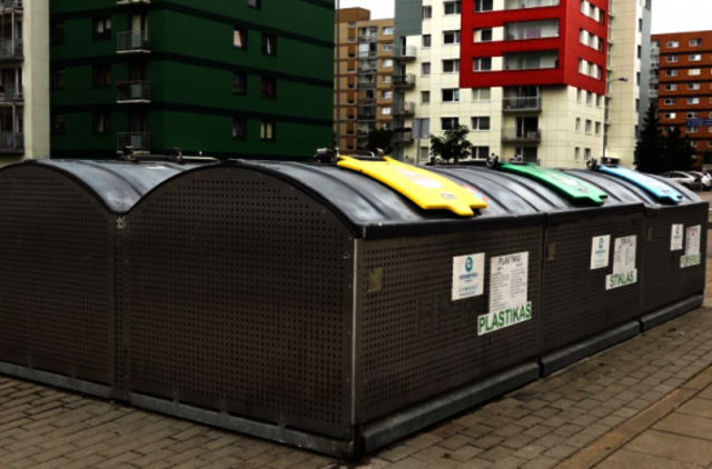 Planuojamos požeminių ir pusiau požeminių konteinerių aikštelės