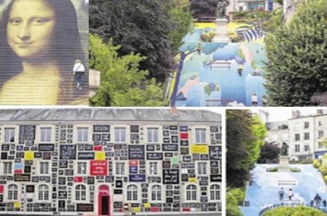 Besikeičiantys Blua miesto laiptai