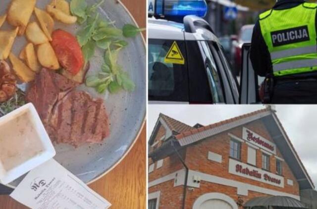 Dėl kepsnio restorane palangiškiams teko aiškintis su policija