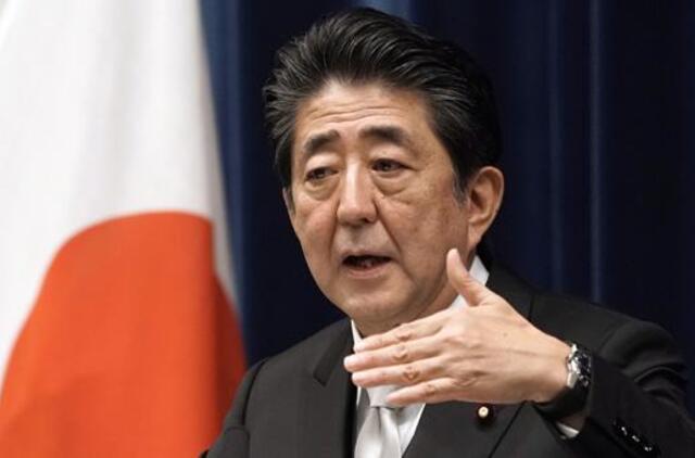 Japonijos premjeras Sh. Abė ketina atsistatydinti dėl sveikatos problemų