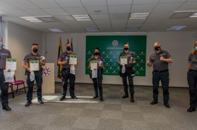 Klaipėdos AVPK pareigūnų komanda iškovojo geriausios komandos vardą