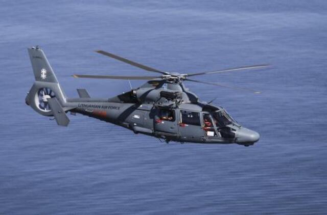 Kuršių mariose dingęs asmuo toliau ieškomas sraigtasparniu