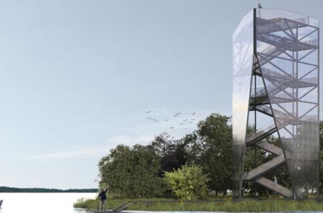 Nemuno deltoje iškils apžvalgos bokštas „Burė“