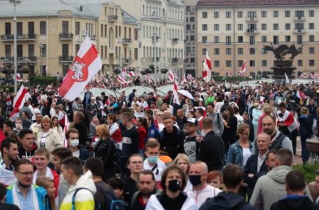 Padėtis Minske prieš planuojamą demonstraciją – įtempta