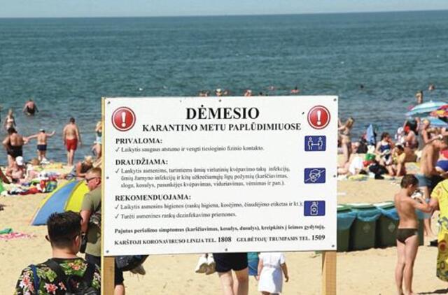 Palangoje – tūkstančiai žmonių, o užfiksuotų COVID-19 skaičius – vienas mažiausių Lietuvoje. Kodėl?