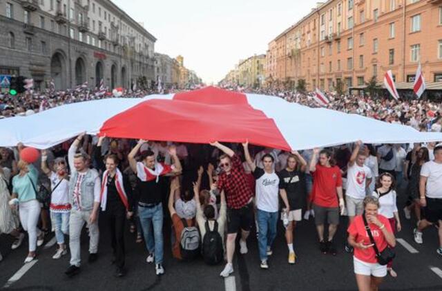 S. Cichanouskaja pareiškė esanti pasirengusi tapti nacionaline lydere