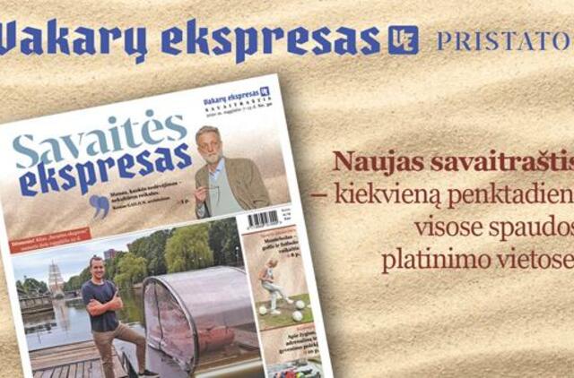 "Savaitės eksprese" - ekologiško vandens transporto idėja