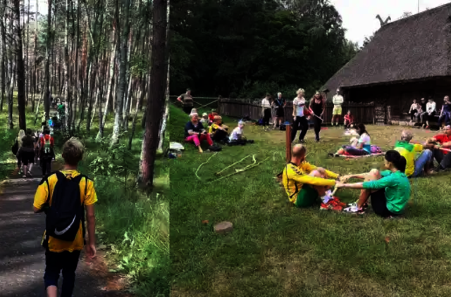 Smiltynėje - pusšimtis sveikatingumo žygeivių