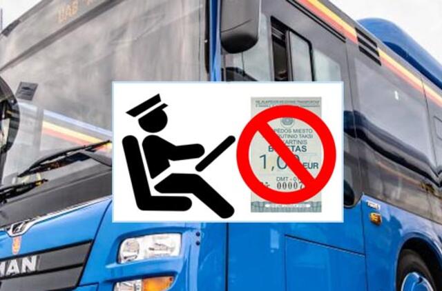 Užsikrėtė 25 maršruto vairuotojas, popierinių bilietų nebeparduos