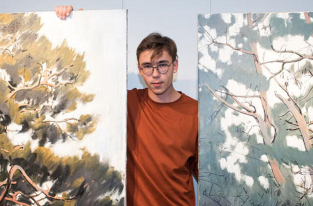 Garsios dailininkų dinastijos atstovas pristato parodą Palangoje