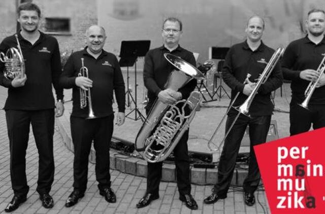 Į naujojo Klaipėdos koncertų salės sezono projektus kvies keliaujantis  Klaipėdos brass kvintetas