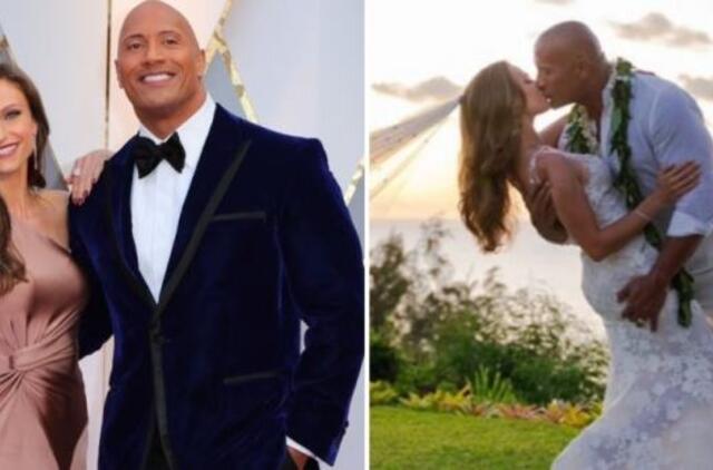 Koronavirusu užsikrėtė aktorius D. Johnsonas-Uola ir jo šeima