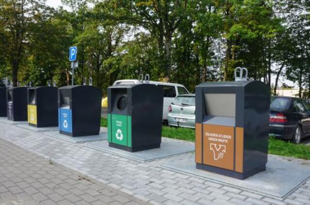 Kretingiškių atliekoms – modernūs požeminiai konteineriai