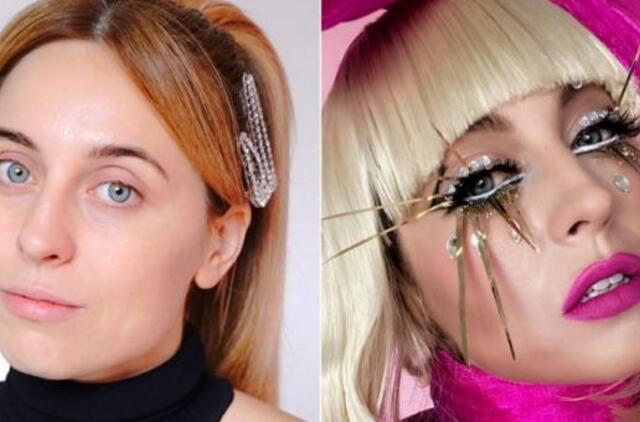 Žinoma vizažo meistrė O. Žuravliova transformavosi į Lady Gaga