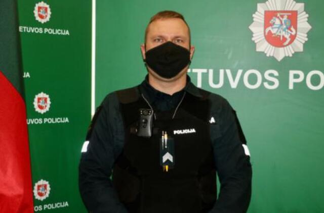 Ačiū policininkui, išgelbėjusiam mergaitę iš gaisro