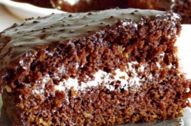 Kefyrinis tortas „Juodasis princas“