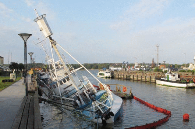 Laimė, skęstančiame laive buvo budėtojas