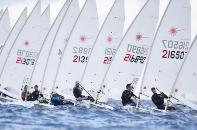 Lietuvos buriuotojams Europos „Laser“ čempionatas – tarpinė stotelė link Tokijo