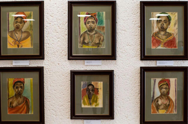 Nematytas Afrikos veidas naujoje Prano Domšaičio parodoje