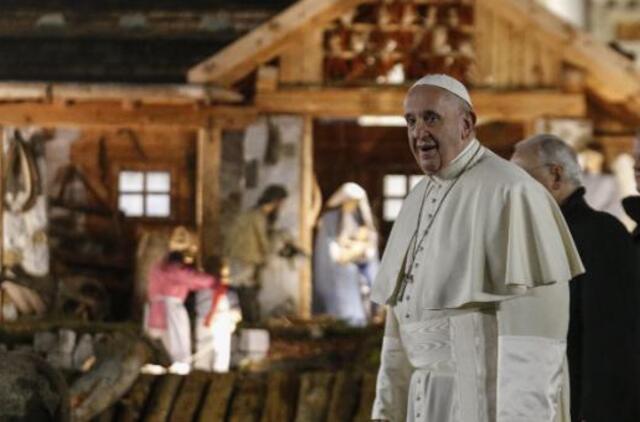 Popiežius švęs Kalėdas be tikinčiųjų