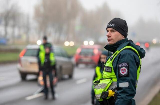 Savaitės reidų rezultatai: pustrečio šimto greičio viršijimo atvejų