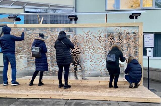 Išskirtinė instaliacija: kviečia dalelę parsinešti namo