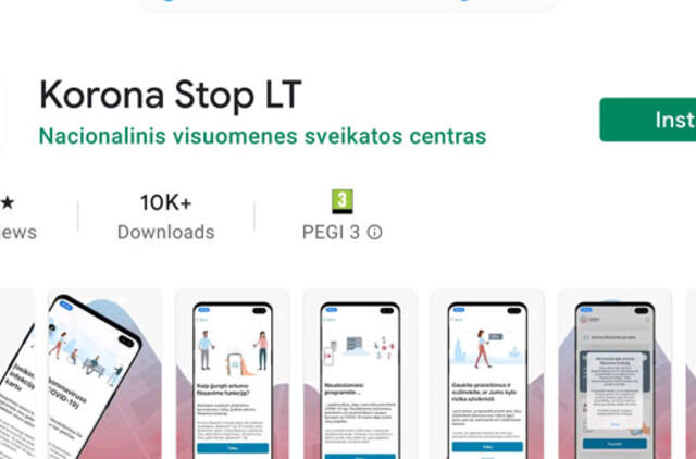 Programėlę jau atsisiuntė 10 tūkst. žmonių